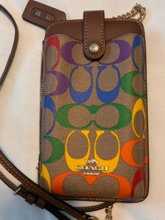 Coach Handbags - Coach Leather Crossbody Phone Case and Wallet - Never used